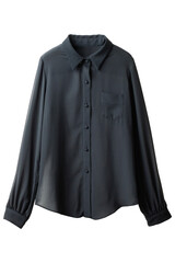 黒いシャツ (black see-through shirt)