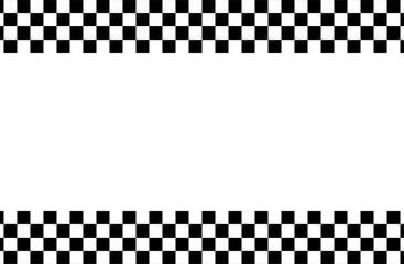 市松模様のシンプルな和柄のフレーム