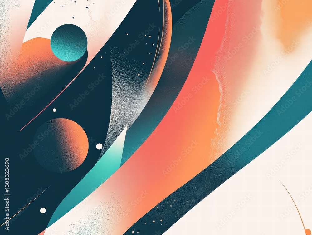 Poster colorful abstract background with swirling patterns and bright hues creating a dynamic visual impact