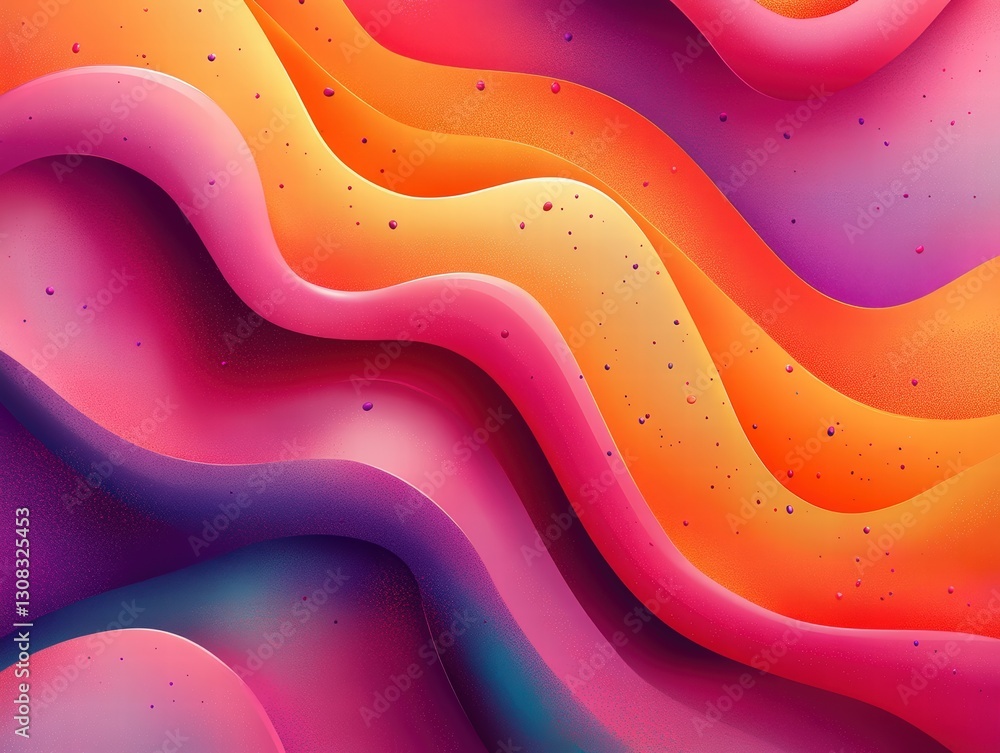 Poster striking colorful abstract background featuring bright hues and unique patterns for visual impact