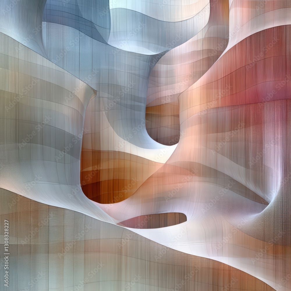 Poster abstract background with vibrant colors and shapes creating a unique and artistic visual experience