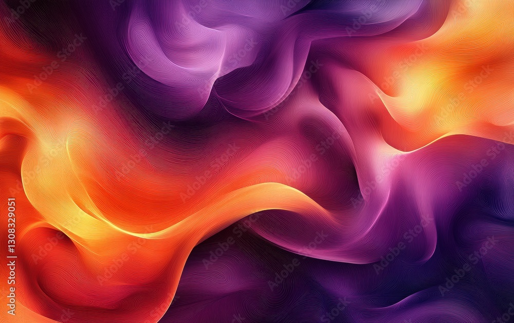 Poster vibrant colorful abstract background with swirling patterns and bright hues creating visual interest