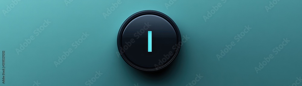 Poster a sleek black clock with a minimalist design hangs prominently on a vibrant green wall. a striking b