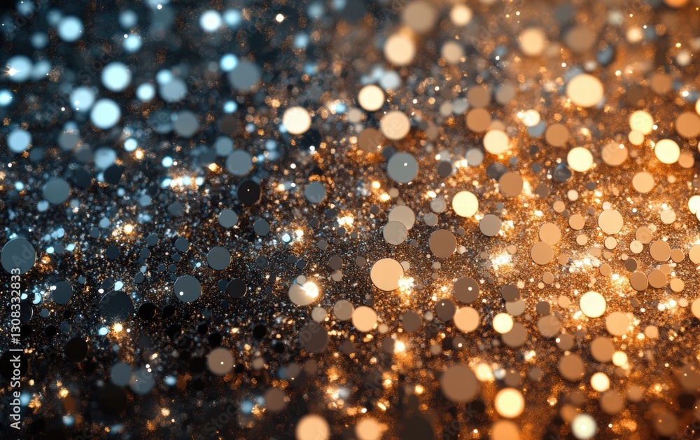 Aufkleber artistic blur of gold and silver textures merging together to create a unique visual effect