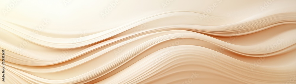 Poster an abstract background featuring a mesmerizing wavy pattern, blending soft pastel hues. gentle light
