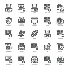 Product Development Icon pack for your website, mobile, presentation, and logo design. Product Development Icon solid design. Vector graphics illustration and editable stroke.