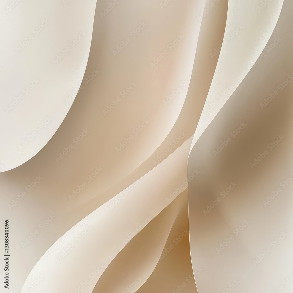 Poster a close-up view of a textured abstract background featuring soft white and beige hues, showcasing a 