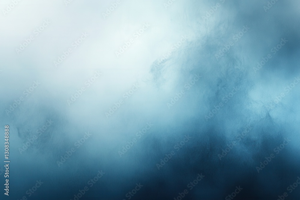 Poster emotional abstract background conveying sadness with muted blue and gray tones and blurred soft edge