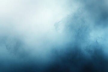 Obraz premium Emotional abstract background conveying sadness with muted blue and gray tones and blurred soft edges Generative AI