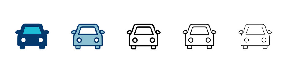 Car icon vector isolated on white background. Car icon vector.
