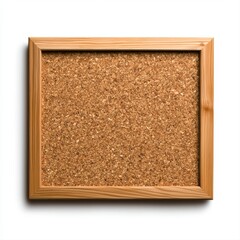 Fototapeta premium Classic cork board displaying various colorful notes and pictures illustrating its practical use in everyday life
