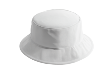 White Bucket Hat, Studio Shot