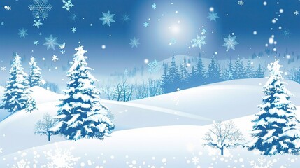 A beautifully designed background for a Christmas card is shown. The background is filled with a warm and festive Christmas atmosphere, using traditional Christmas colors like red, green, and gold.