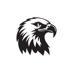 Eagle head vector illustration