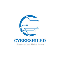 logo internet network technology abstract design illustration electricity vector cybershiled