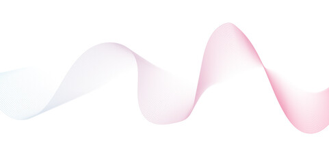 Abstract modern pink blend futuristic energy sound waves technology concept white background. vector wave line in vector business texture. Pattern line blend curve flow futuristic background.	