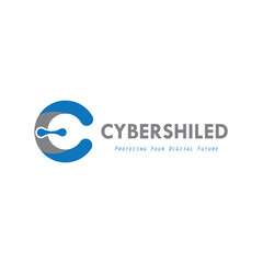 logo internet network technology abstract design illustration electricity vector cybershiled