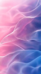 Obraz premium Abstract pastel pink and blue fabric waves.
