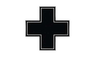 Fototapeta premium Balkenkreuz Cross Symbol Military History German Emblem.