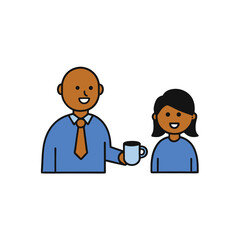 Obraz premium set of business people
