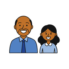 Fototapeta premium vector illustration of a man