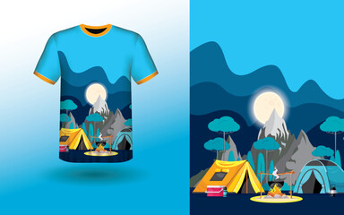 Obraz premium T-shirt Sport Design Template, T-shirt Mockup Abstract Grunge Sport Jersey Design For Cricket, Football Soccer, Racing, Sports, Running Soccer Jersey. Uniform Front View