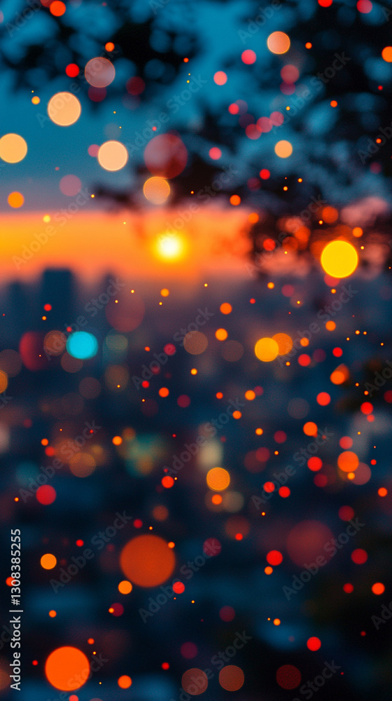 Poster a futuristic smart cityscape illuminated by digital iot connectivity with a vast network infrastruct