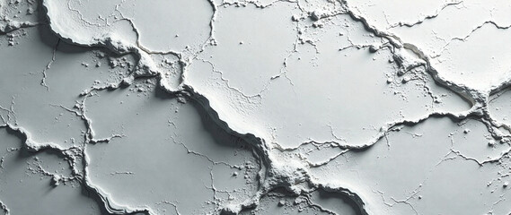 Obraz premium Generate an AI photo of a white stone pattern with a gray rough abstract wallpaper background, emphasizing depth and mood. Vivid lighting and a dramatic atmosphere. High style and professional quali