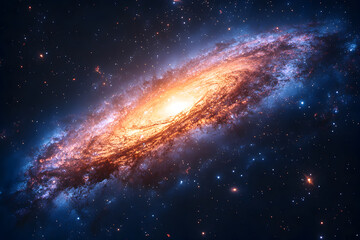 Fototapeta premium A breathtaking space photograph, revealing the universe in stunning detail