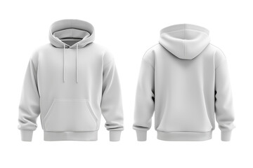 Blank White Hoodie Mockup