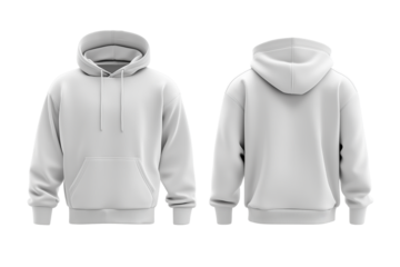 Blank White Hoodie Mockup