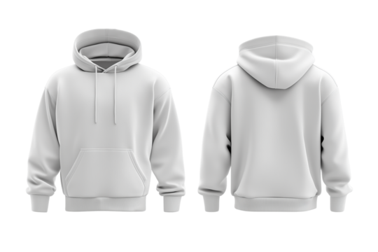 Blank White Hoodie Mockup
