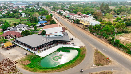 The aerial view of the city was breathtaking. Prakhon Chai is a district (amphoe) in the southern part of Buriram province.