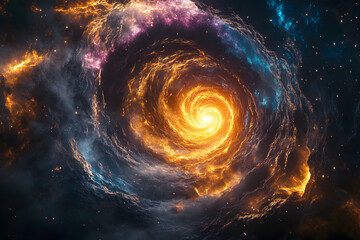 A breathtaking space photograph, revealing the universe in stunning detail