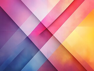 Fototapeta premium Minimalist abstract geometric background with subtle lines and shapes, soft pastel gradients blending with sharp angles, modern and clean aesthetic