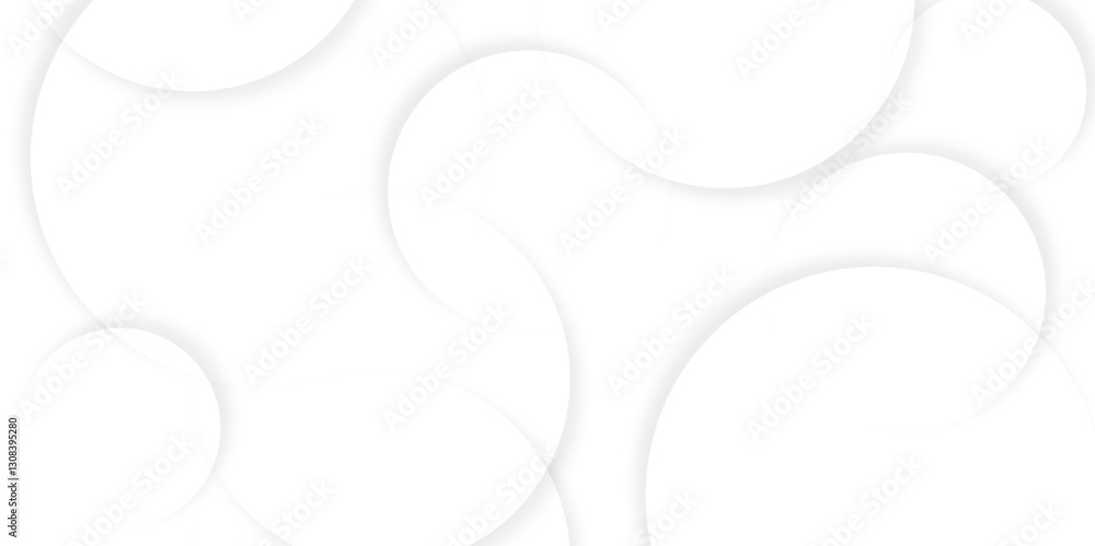 Poster modern abstract white background with transparent layers triangle shape with shadow. white color tec