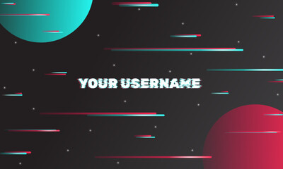 Simple Modern Abstract TT Background With An Outer Space Planet Theme Is Suitable For Your Account Promotional Design