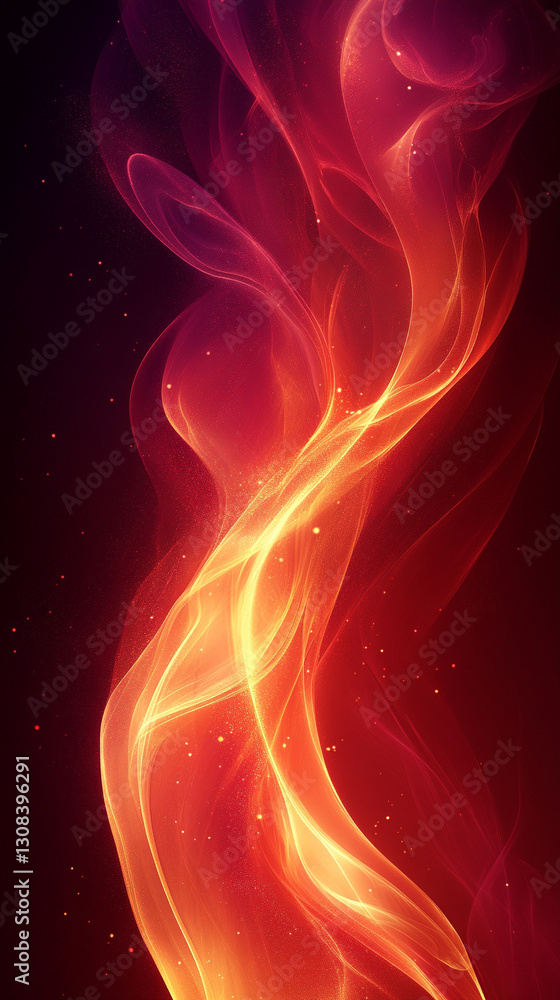 Poster a modern gradient background with red and white tones, smooth blurred effect, and subtle noise textu