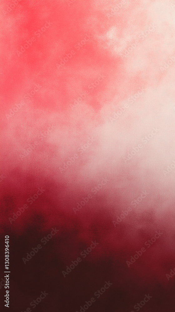 Poster a modern gradient background with red and white tones, smooth blurred effect, and subtle noise textu