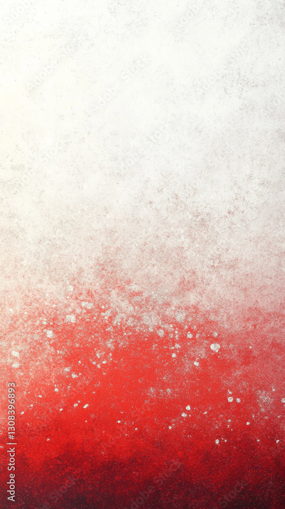 Poster a modern gradient background with red and white tones, smooth blurred effect, and subtle noise textu