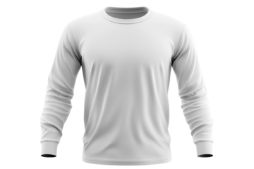 Blank White Long-Sleeve T-Shirt