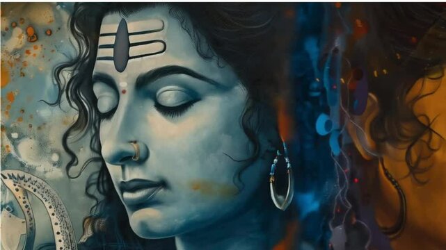 Shiva and parvathy concept