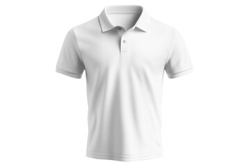 White polo shirt mockup
