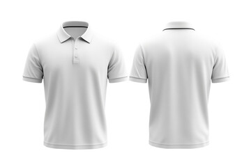 White Polo Shirt Mockup