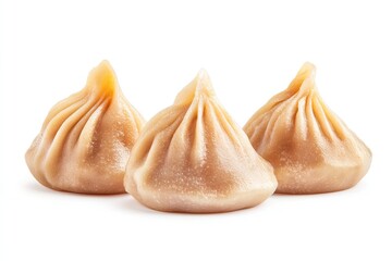 Obraz premium Shanghai soup dumplings isolated on white background 