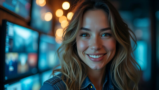 Empowered Creators Multi Channel Creator Networks concept as Networks that support creators across multiple channels enabling content distribution and audience growth on various platforms. in  Photo S