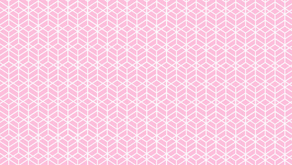 Pink abstract seamless pattern with white tracery decor