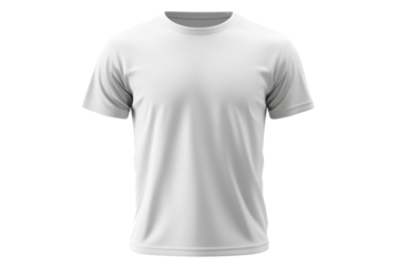 Blank white t-shirt mockup