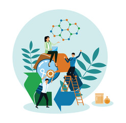 Check air pollution concept.