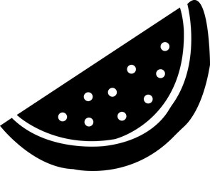 watermelon icon, fruit, seed, healthy